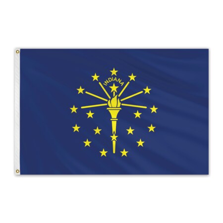 Indiana Outdoor Poly Max Flag 4'x6'